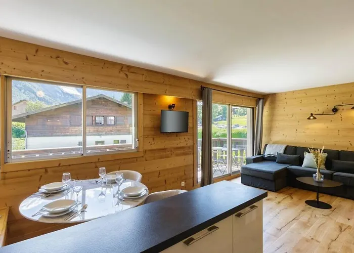 Apartment Closy Modern 4pax Pied Piste Centre Balcon Parking Chamonix