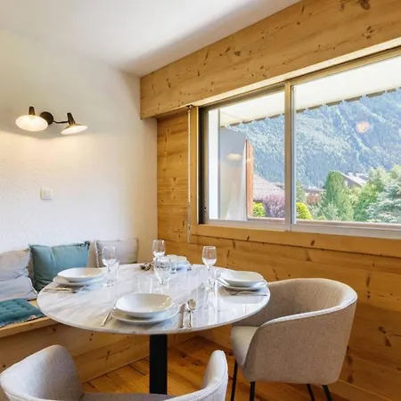Closy Modern 4pax Pied Piste Centre Balcon Parking * Chamonix
