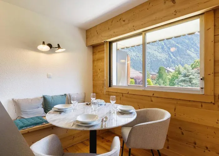 Closy Modern 4pax Pied Piste Centre Balcon Parking * Chamonix