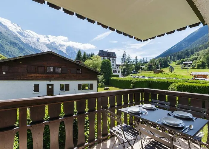 Closy Modern 4pax Pied Piste Centre Balcon Parking * Chamonix